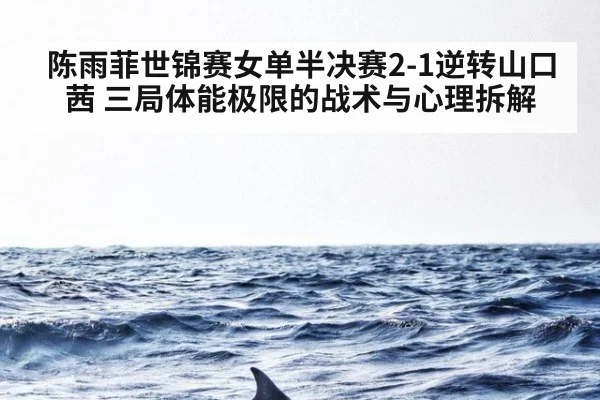 陈雨菲世锦赛女单半决赛2-1逆转山口茜 三局体能极限的战术与心理拆解